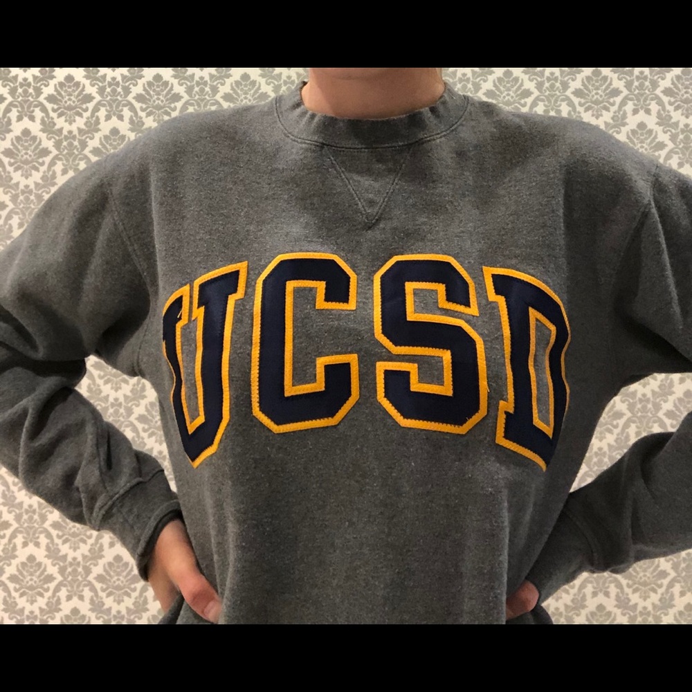 UC San Diego gray crewneck